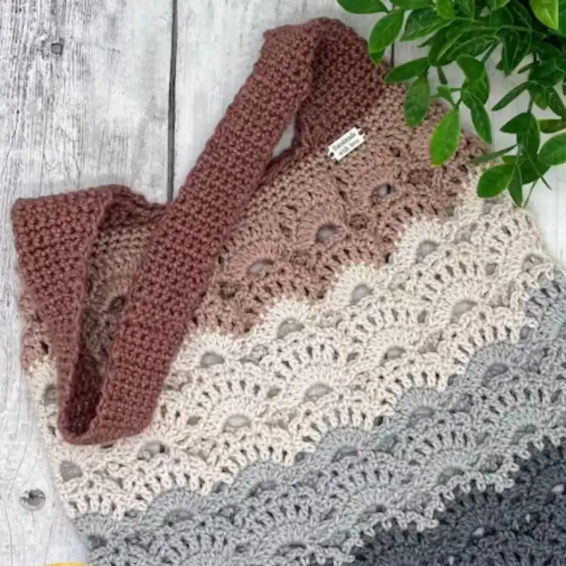 Crochet Amore Tote Bag