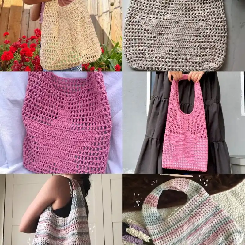 Crochet Astra Tote Bag