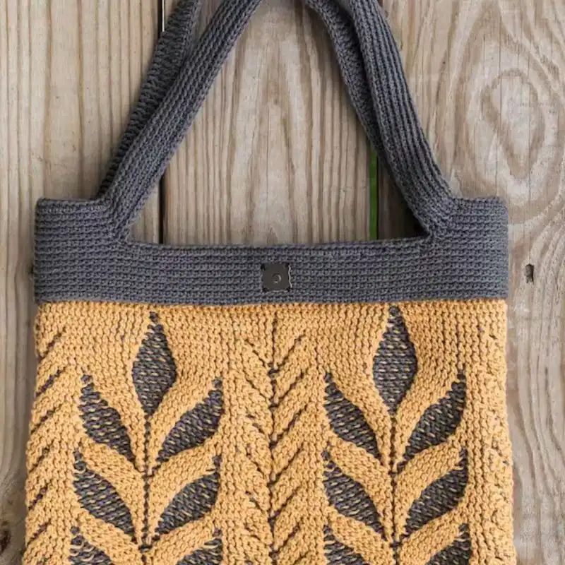 Crochet Prairie Tote Bag