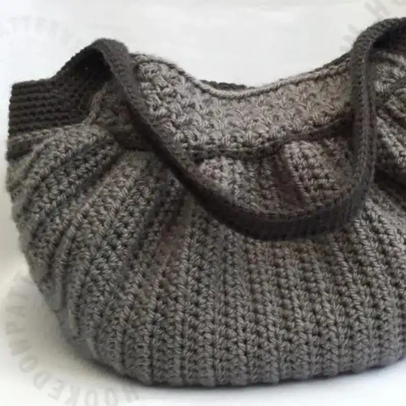 Crochet Hobo Handbag