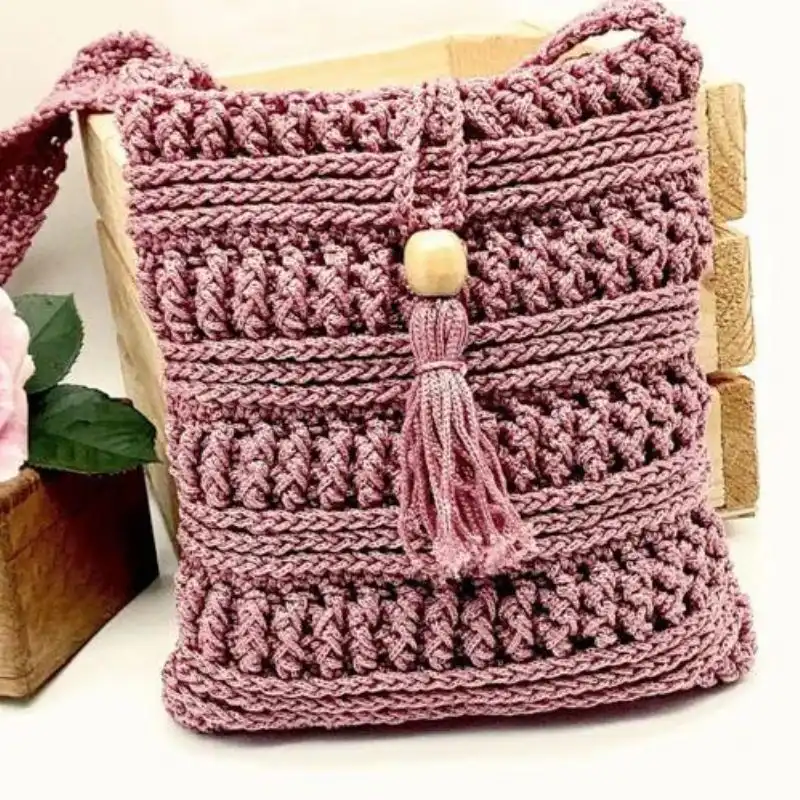 Crochet Crossbody Handbag