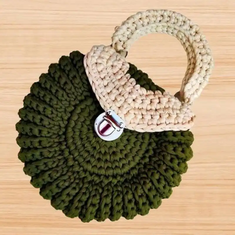 Crochet Round Handbag