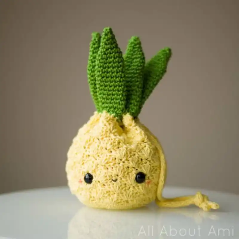 Crochet Pineapple Handbag