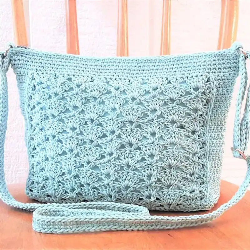 Crochet Lacy Handbag