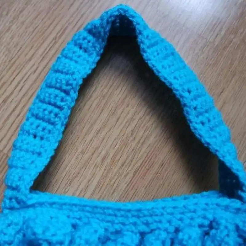 Crochet Zigzag Handbag