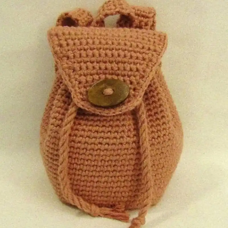 Mini Crochet Backpack