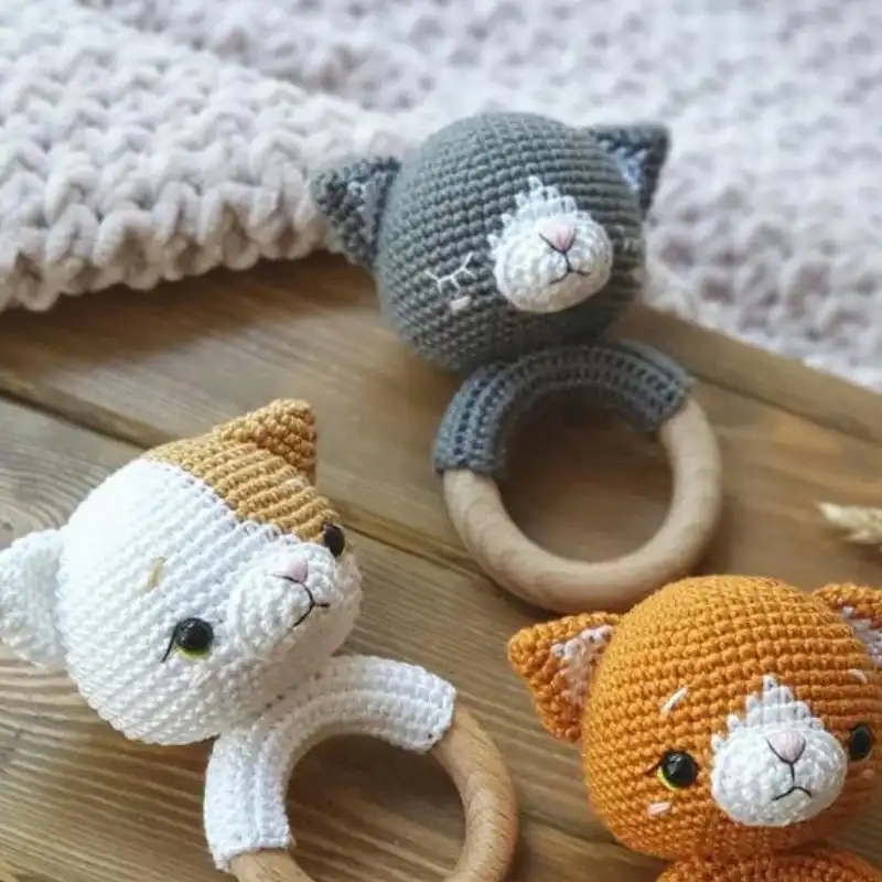 Kitten Baby Rattle