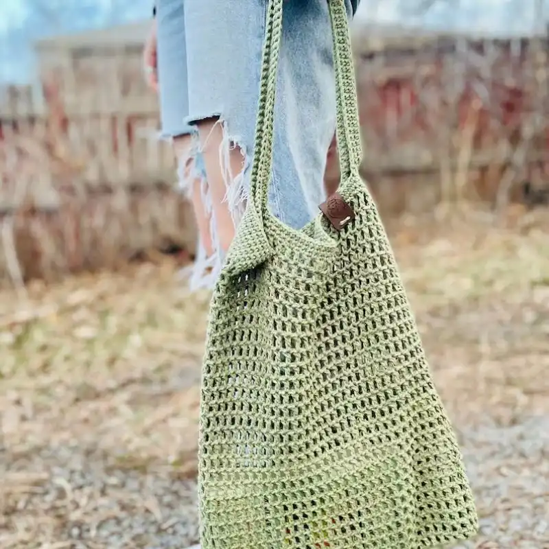 Crochet Mesh Market Tote