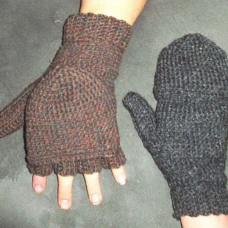 Convertible Flip-Top Mittens