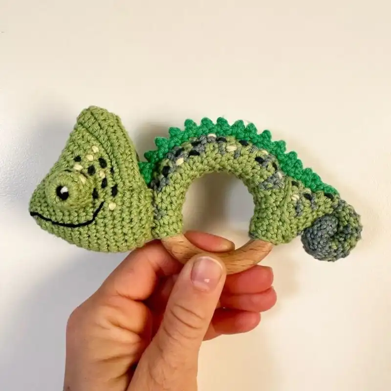 Chameleon Rattle Teether