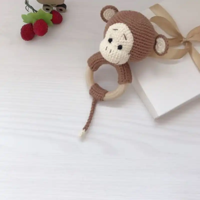 Monkey Rattle Teether