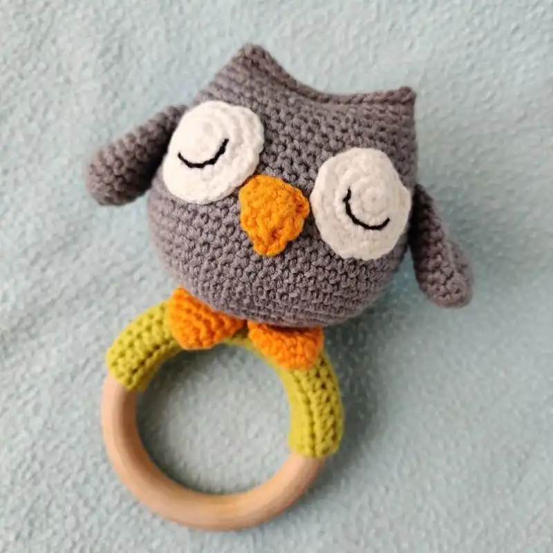 Owl Rattle Teether