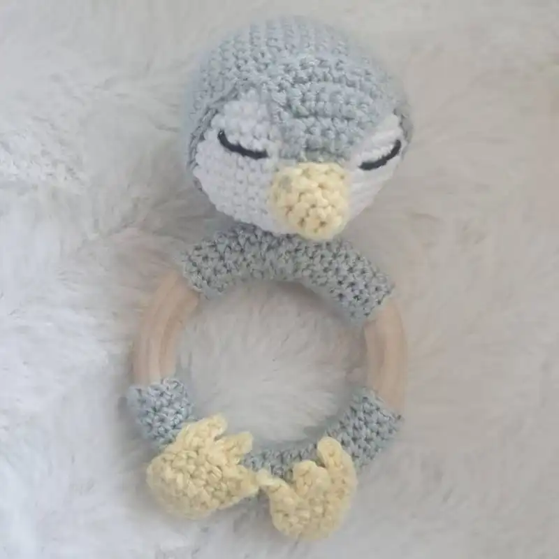 Penguin Rattle Teether