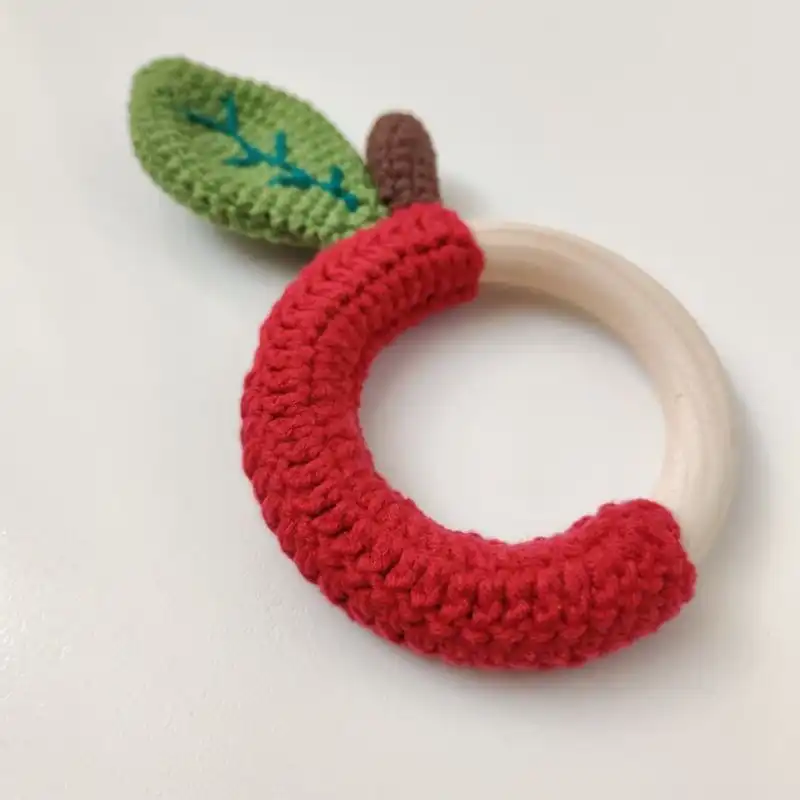 Apple Rattle Teether