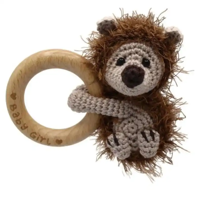 Hedgehog Rattle Teether