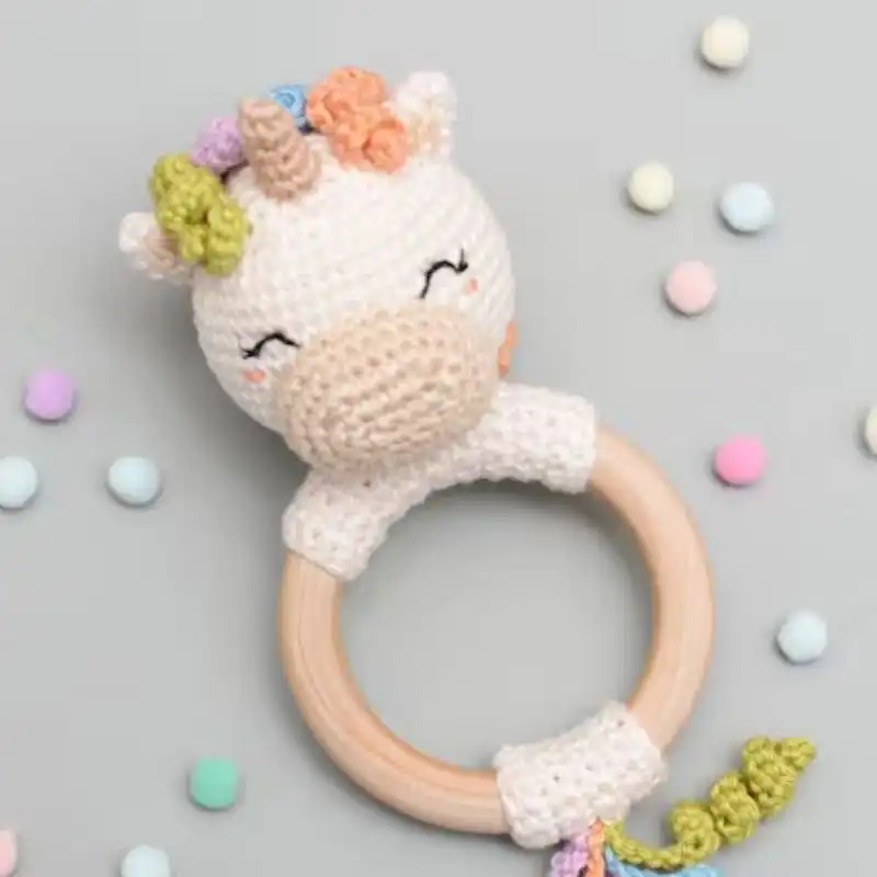 Unicorn Rattle Teether