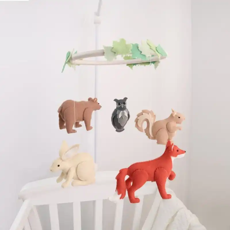 Crochet Woodland Creatures Mobile