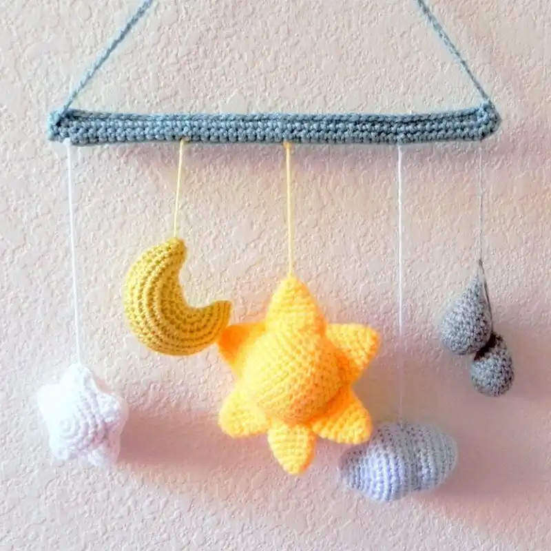 Crochet From the Sky Mobile