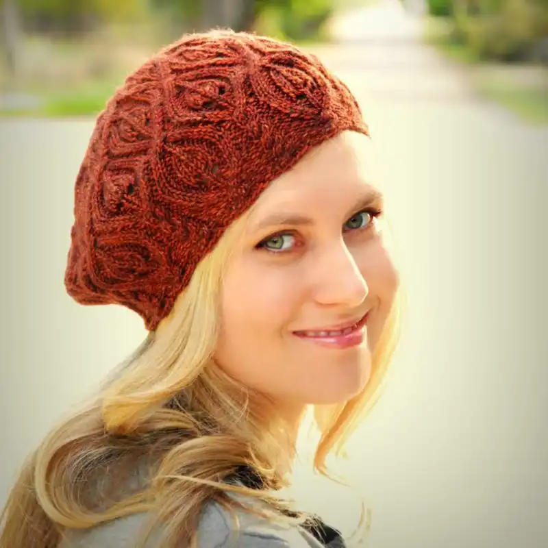 Autumn Vines Beret