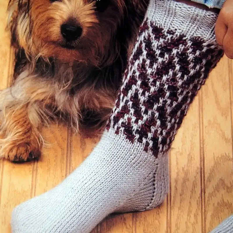 Basketweave Socks