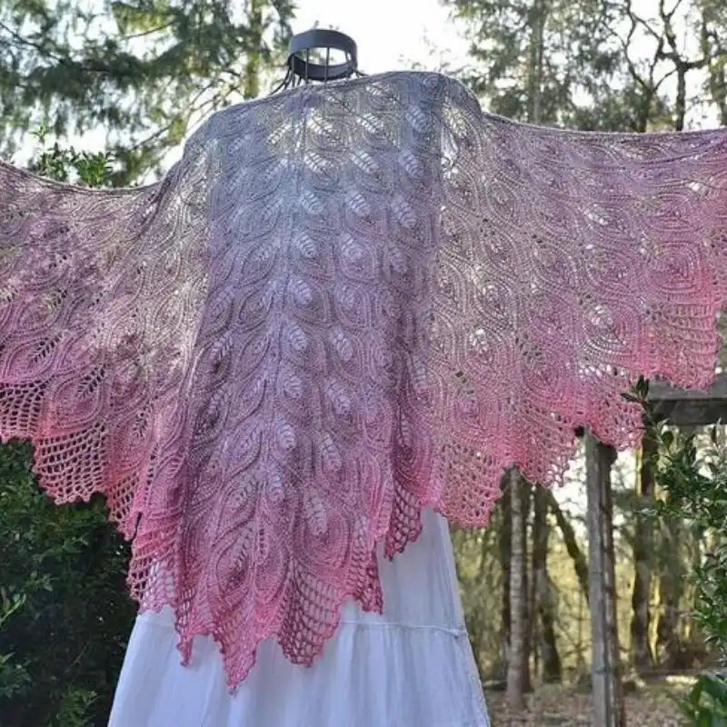 Beads Shawl Pattern