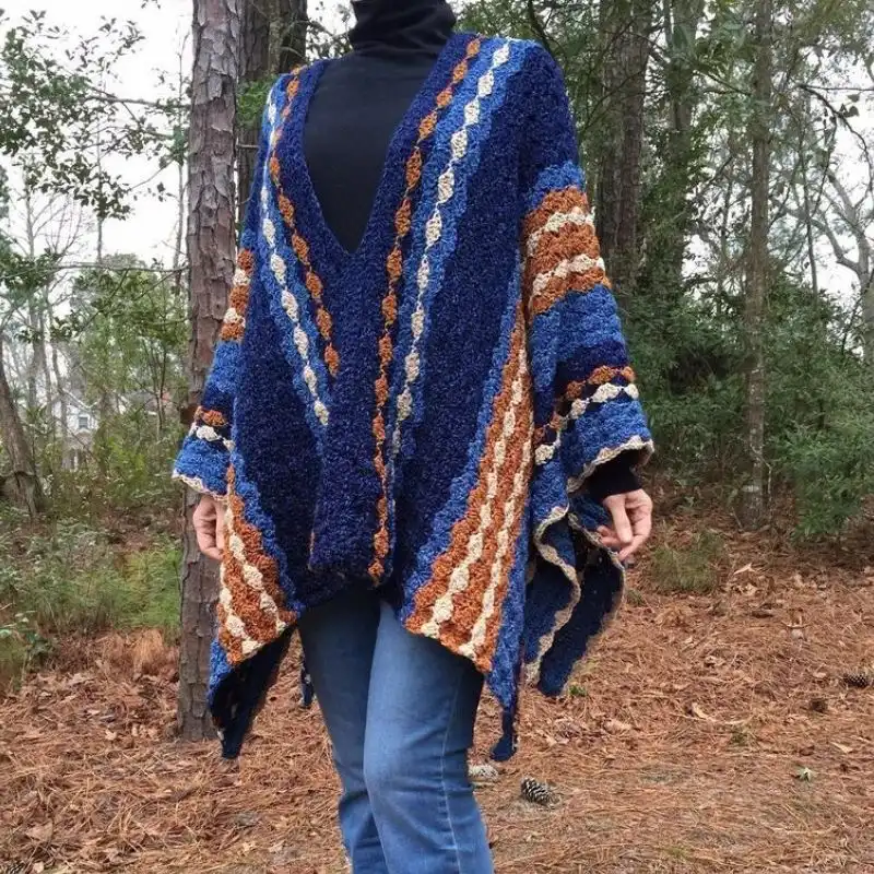 Blue Jean Poncho