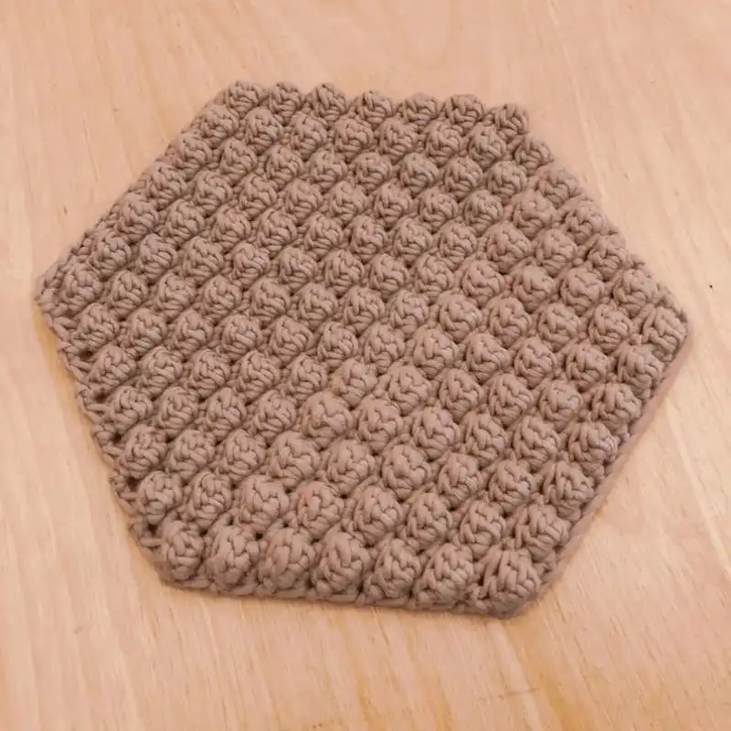 Bobble Hexagon Trivet