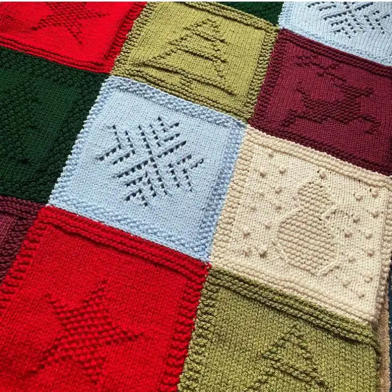 Christmas Patchwork Blanket