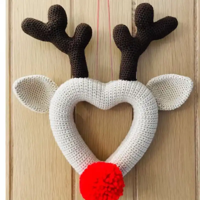 Christmas Reindeer Wreath