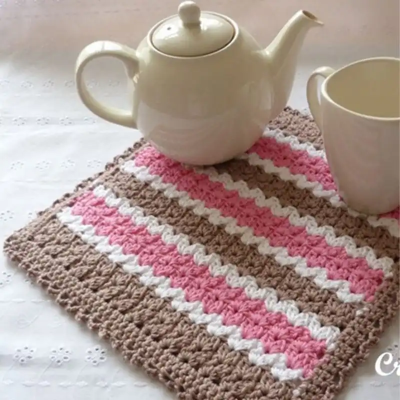 Crochet Square Trivet