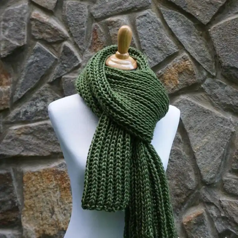 Cute Chunky Scarf Knitting Pattern