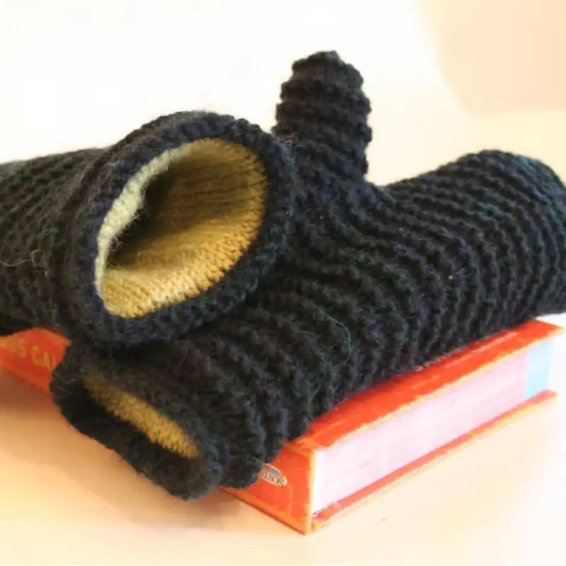 Double Lined Mittens Knitting Pattern