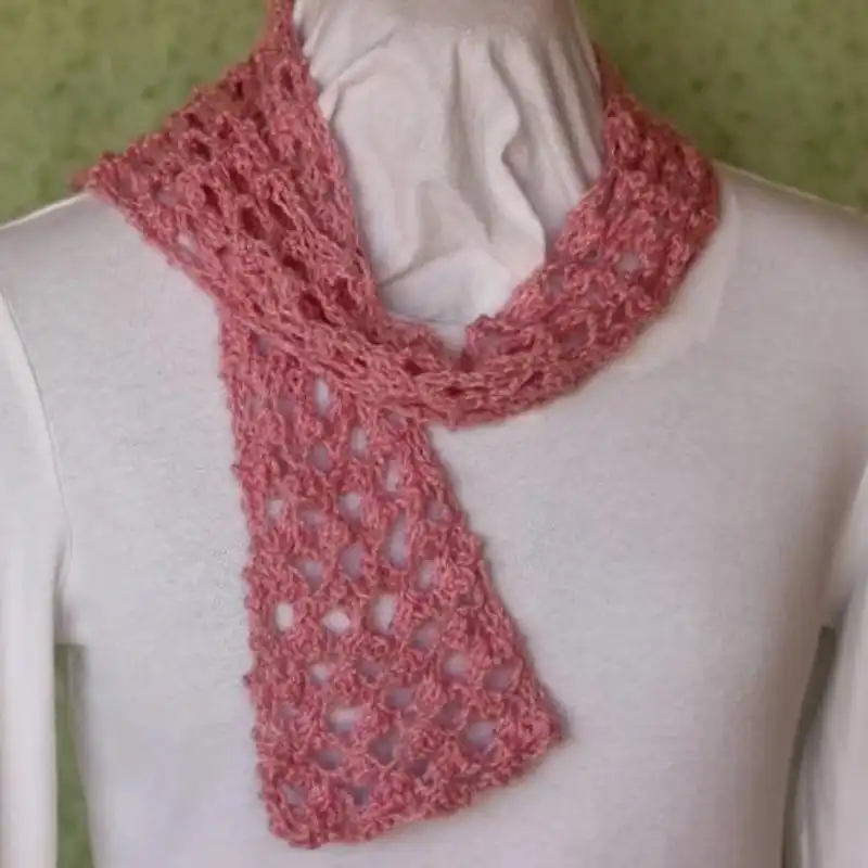 Eyelet Lace Scarf