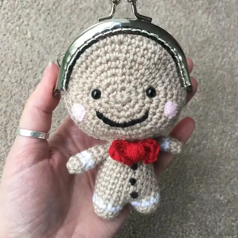 Gingerbread Man Coin Purse