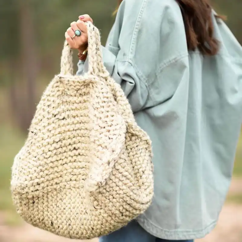 Glenwood Easy Tote Bag Knitting Pattern