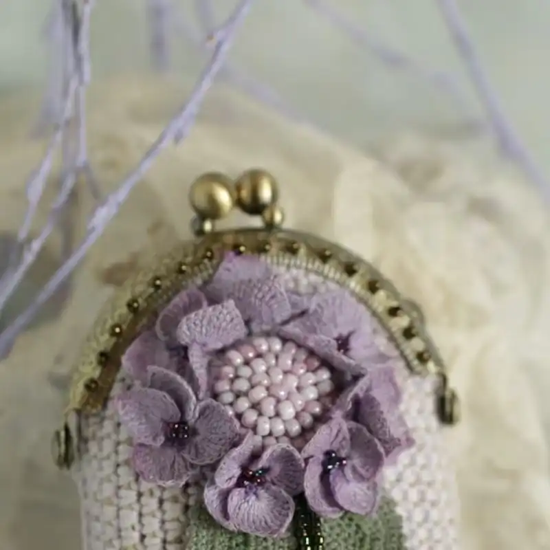 Hydrangea Coin Purse