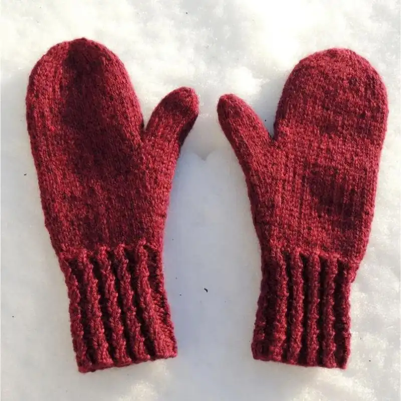 Jill's Lined Mittens Knitting Pattern