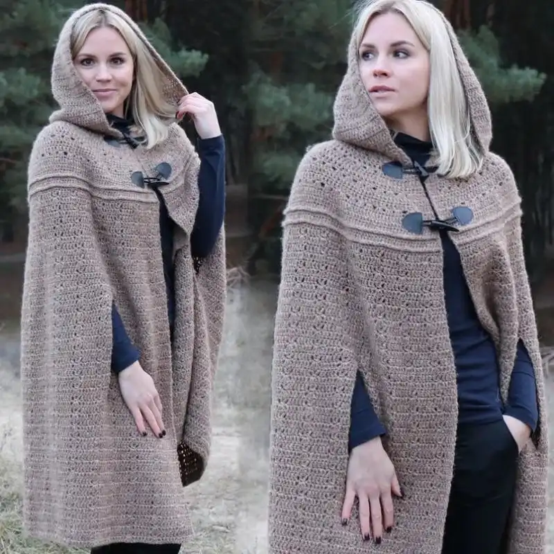 Long Hooded Cape