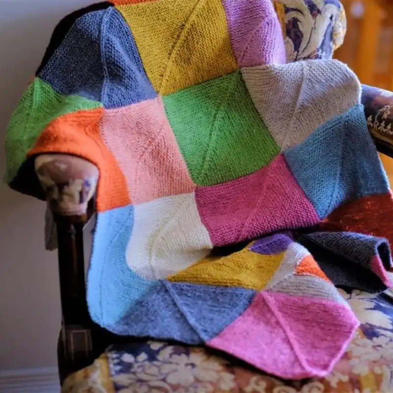 Mitered Square Blanket