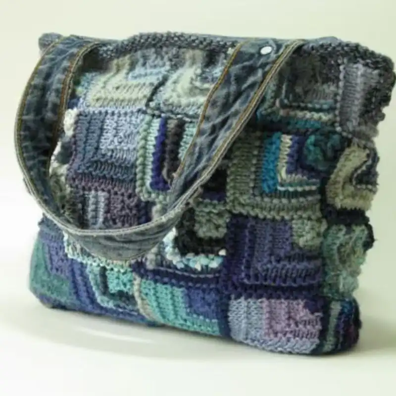 Mitred Square Bag Knitting Pattern