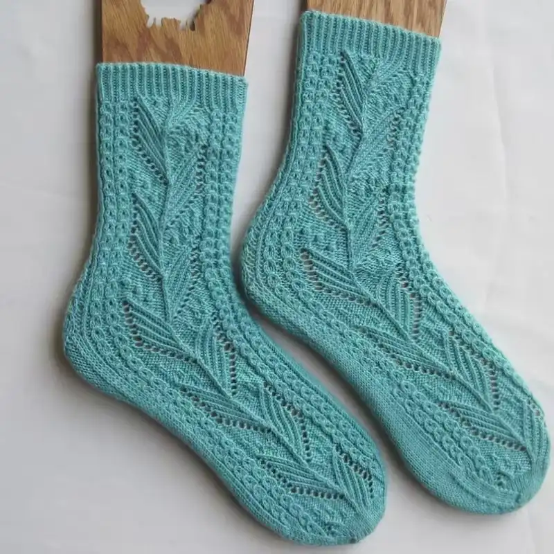 Mock Cable Socks