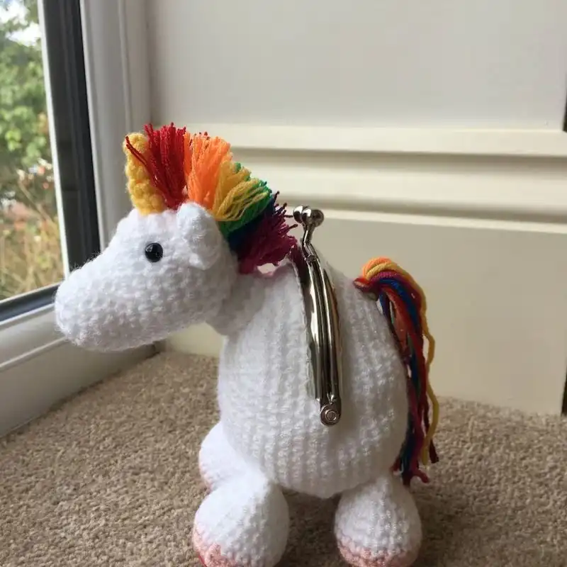 Rainbow Unicorn Coin Purse