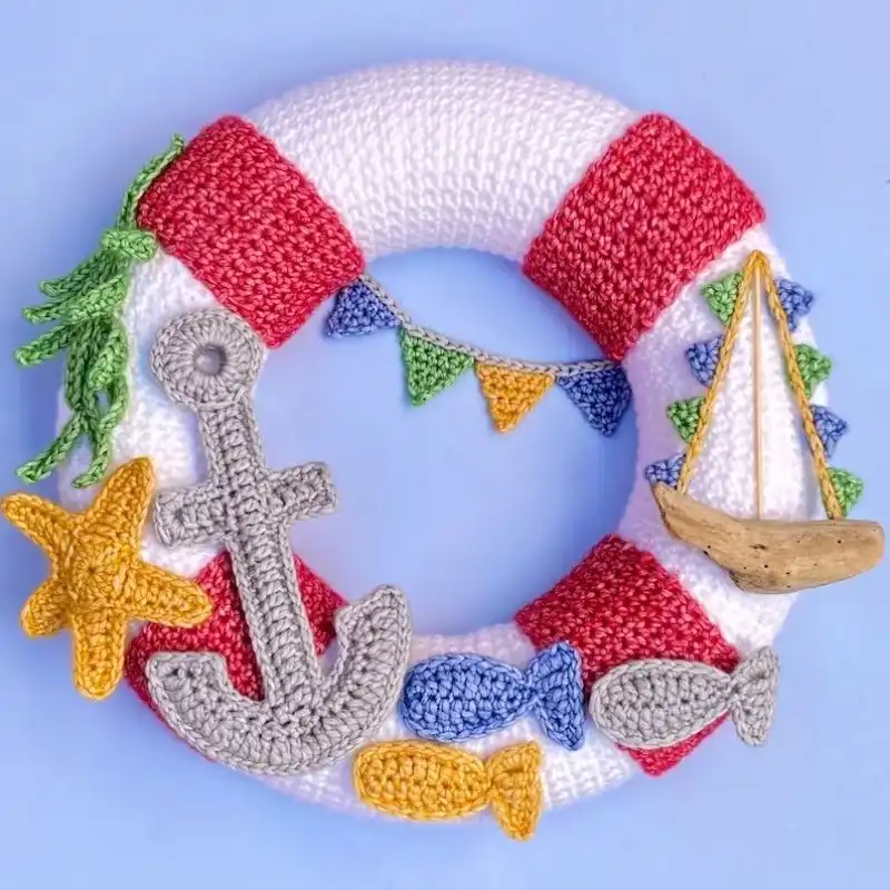 Ring Wreath Crochet Pattern