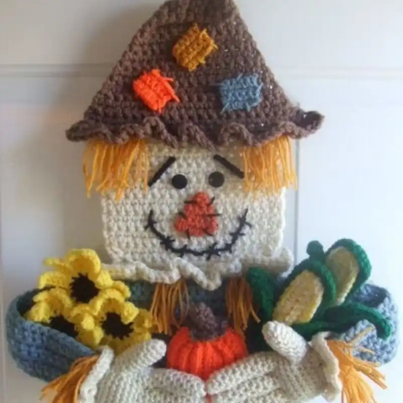 Scarecrow Door Hanger