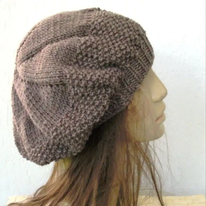 Seed Stitch Beret