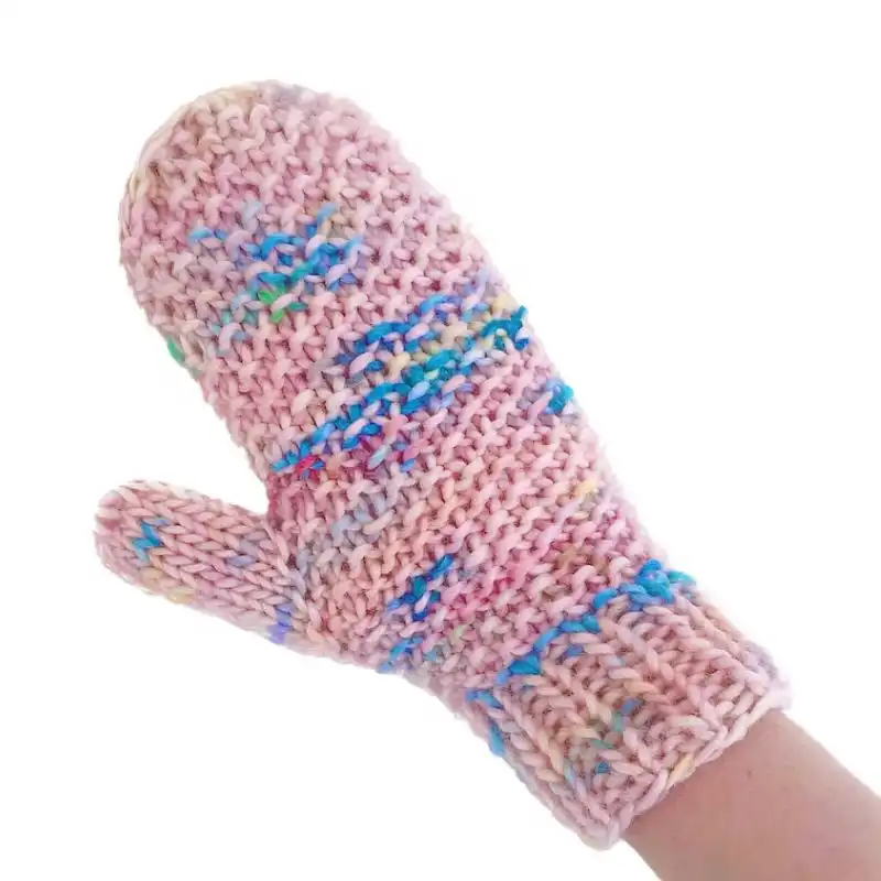 Seed Stitch Mittens Knitting Pattern