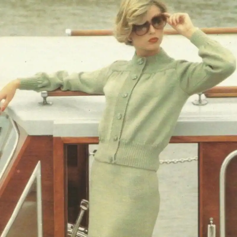 Skirt Suit Knitting Pattern