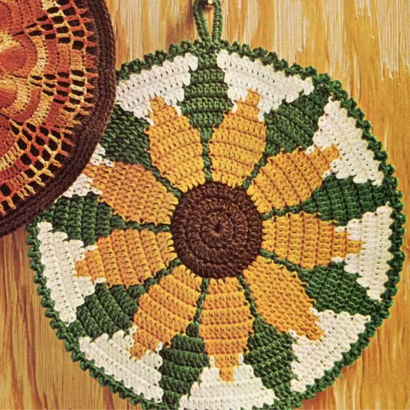 Speed Cro Sheen Vintage Crochet Trivet