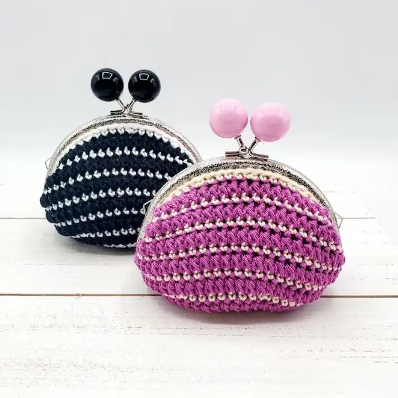 Stripy Coin Purse