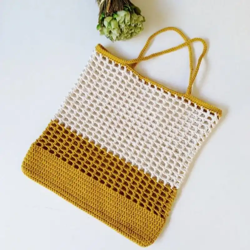 Two Color Market Bag